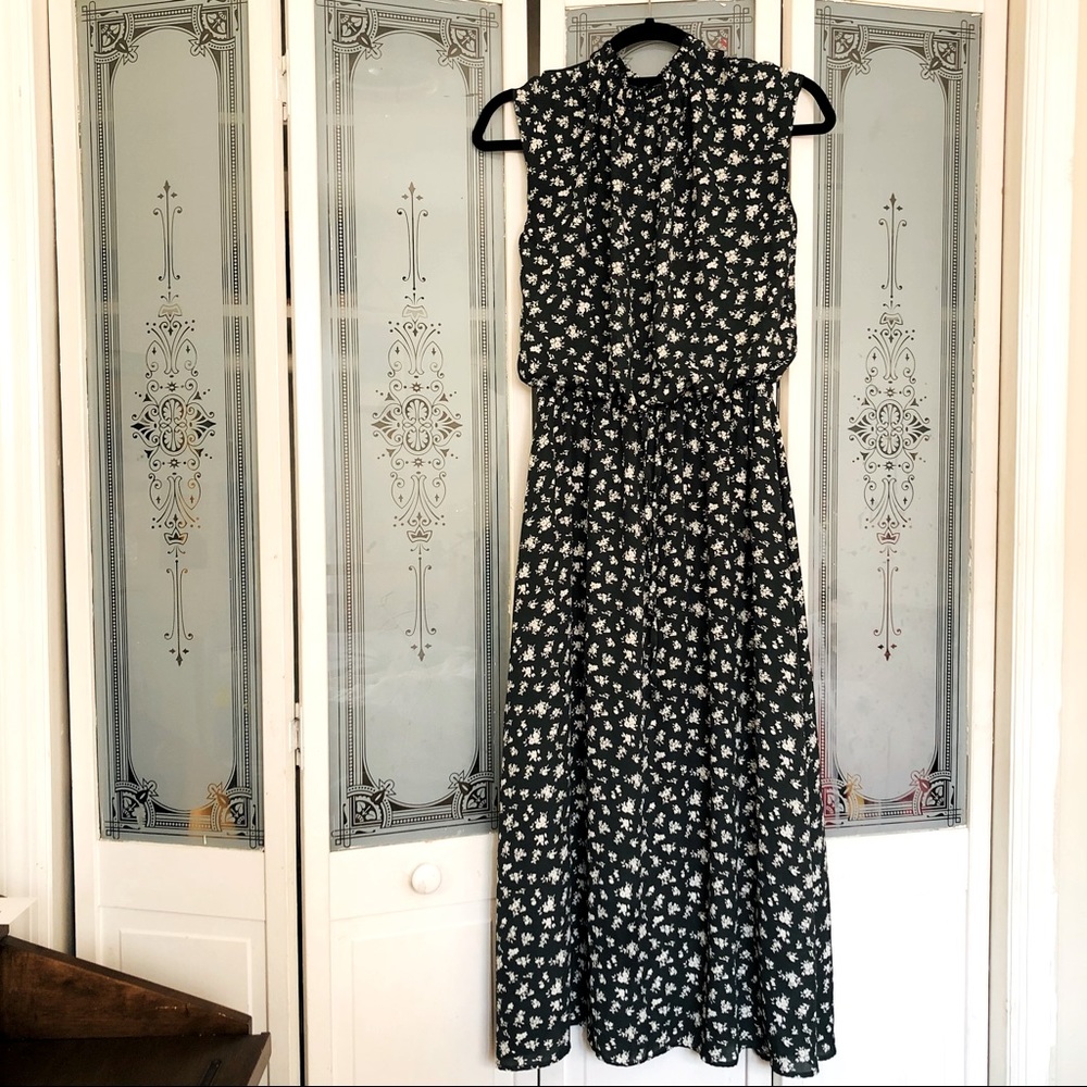 Colza Emerald Midi Dress